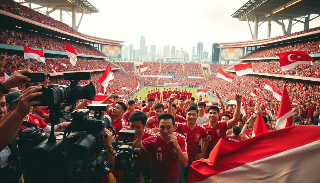 Dukungan Suporter dan Media untuk Timnas Indonesia